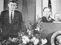 35th anniversary of the death of John Fitzgerald Kennedy, first Catholic president of the United States