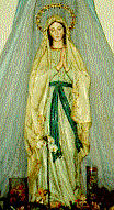 Statue dedicated to Our Lady of Lourdes at Medjugorje