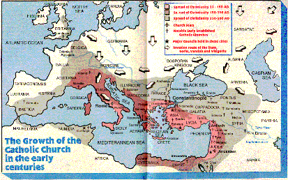The Church takes root throughout Europe