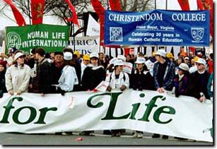 Pro-life advocates march en masse for the culture of life - photo from HLI
