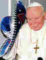 Holy Father sports a sombrero during his visit to Mexico